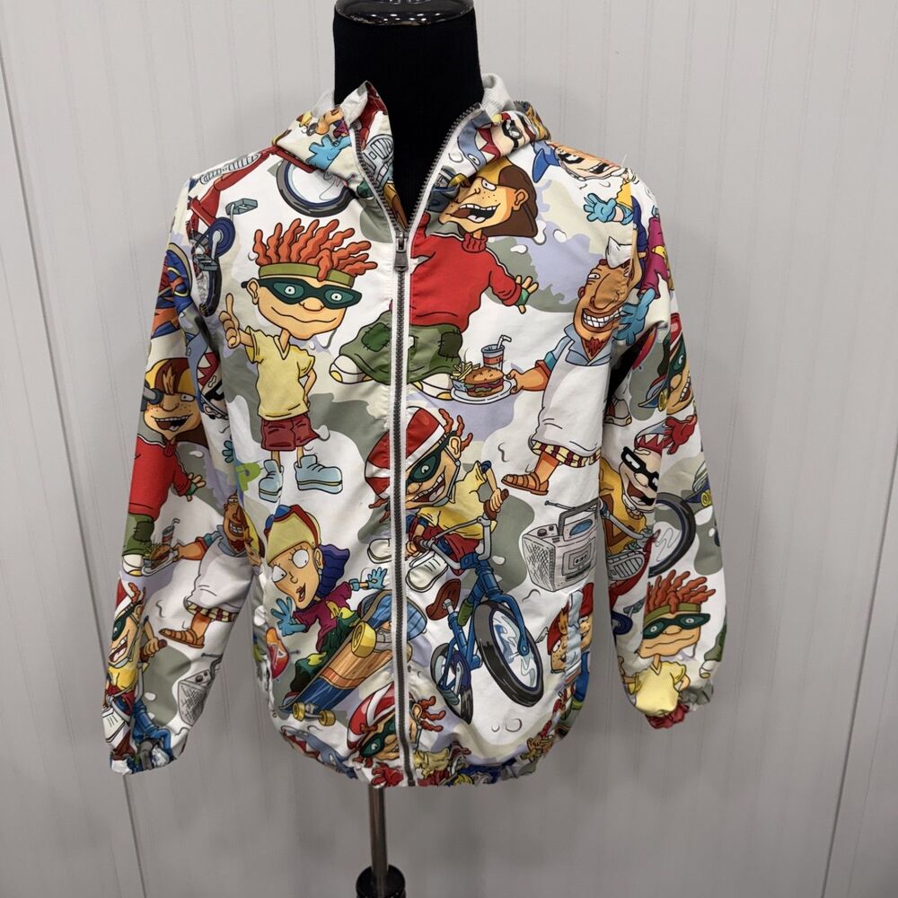 Members Only x Nickelodeon Men's Small Rocket Power AOP Full Zip Jacket